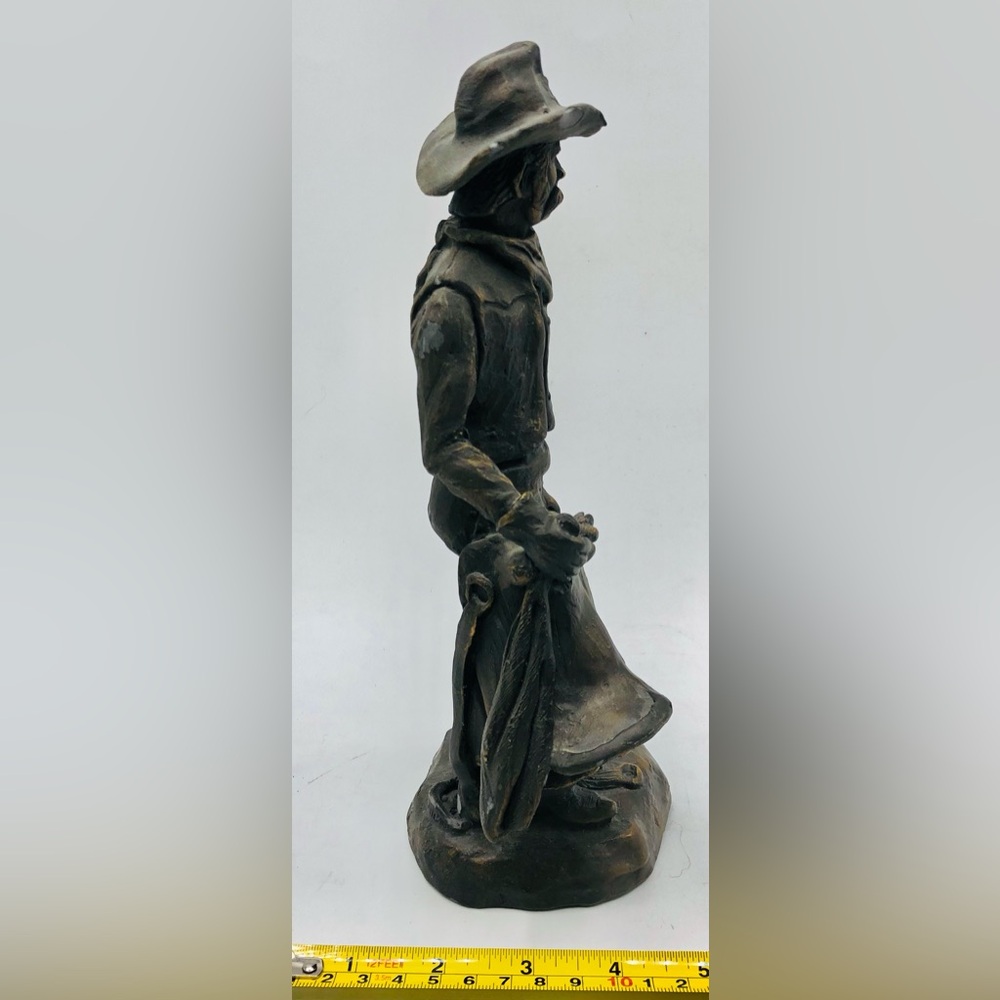 Vintage Tim Jackson Sculpture Cowboy Figure Western Figurine Collectible Decor - Picture 12 of 16
